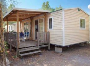 Charment mobilhome dans un camping 3 étoiles à la mer